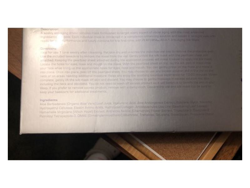 Michael Todd Perform FX All-in-1 Complete Anti-Aging Silk Mask, (6) 25mL Masks