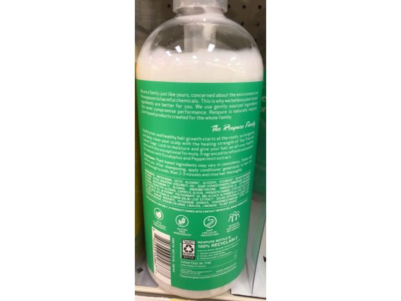 Renpure Refreshing Moisture Conditioner, Tea Tree & Lemon Sage, 24 fl oz/708 mL