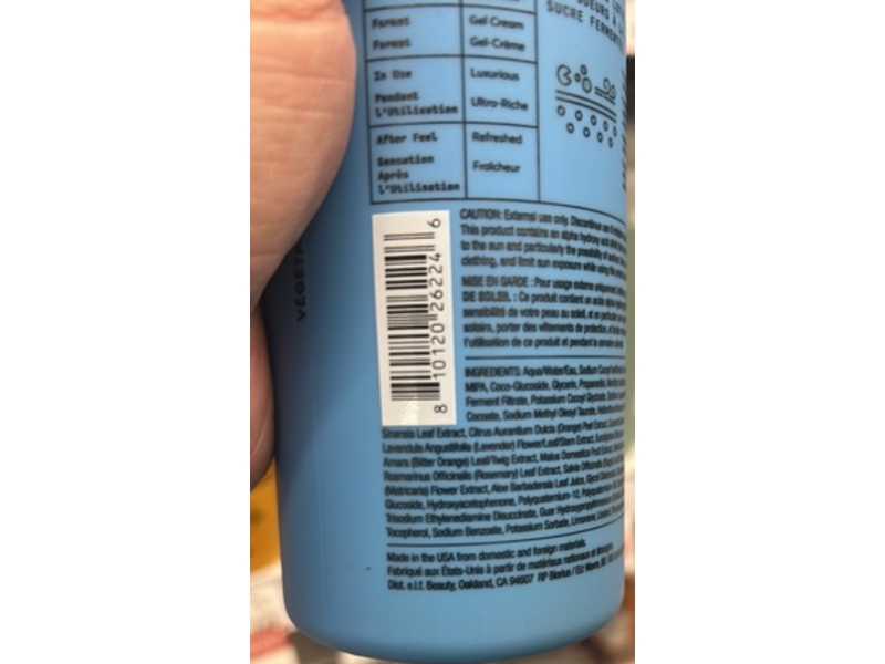 Naturium The Energizer Body Wash, Mandelic Acid, 16.9 fl oz/500 mL