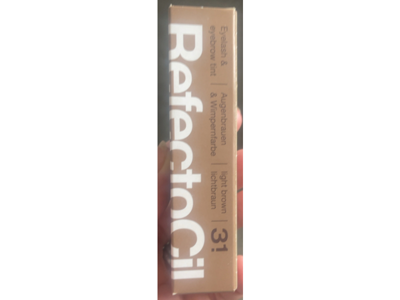 Refectocil Eyelash & Eyebrow Tint, Light Brown, 15 mL