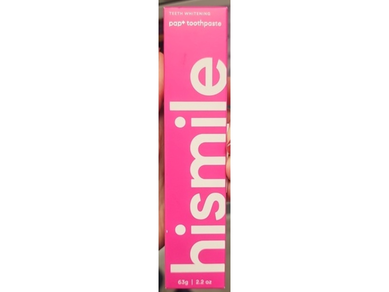 hiSmile PAP+ Whitening Toothpaste, Mint, 2.2 o/63 g