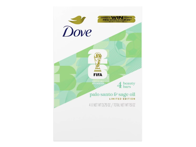 Dove Fifa Official Sponsor Beauty Barn, Palo Santo & Sage Oil, 3.75 oz, Pack Of 4