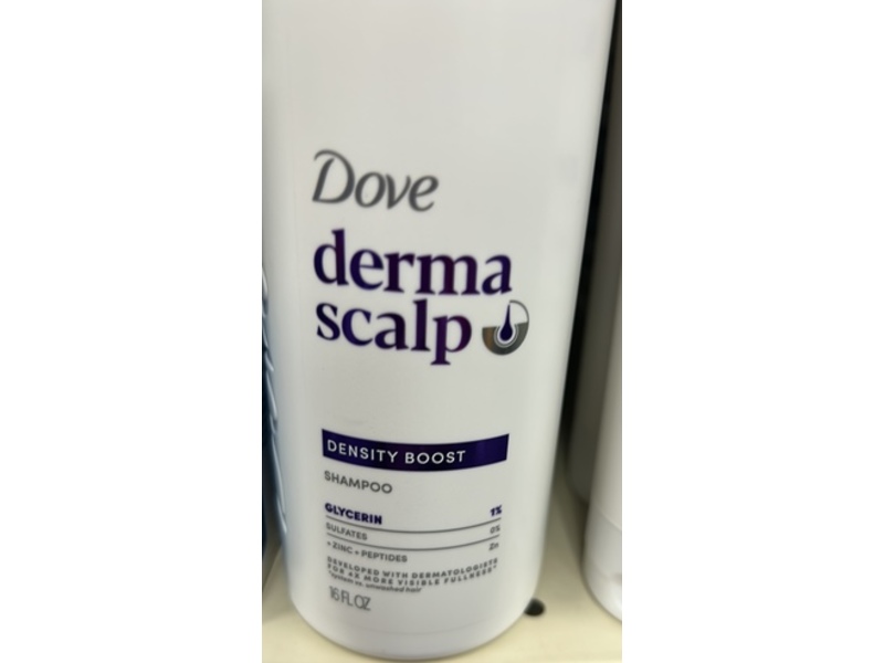 Dove Derma Scalp Density Boost Shampoo, Glycerin, 16 fl oz