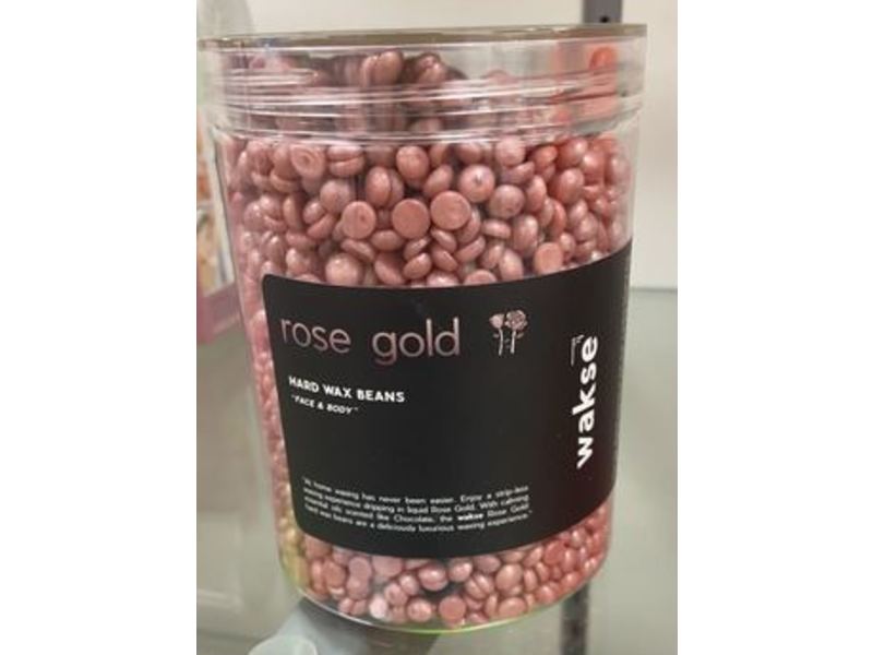 Wakse Hard Wax Beans, Rose Gold, 12.8 fl oz/360 g