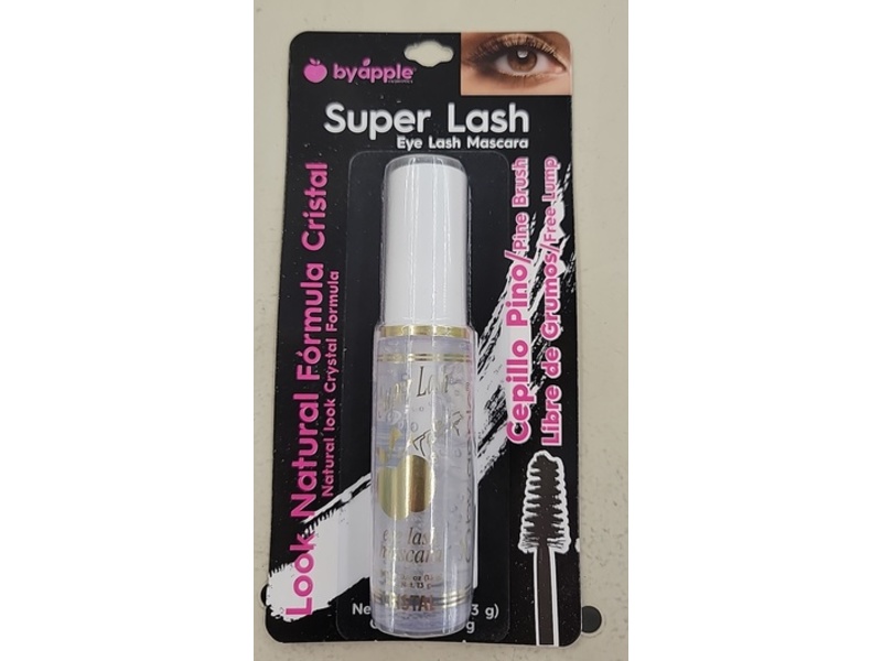 By Apple Super Lash Eye Lash Mascara, Cristal, 0.4 oz/13 g