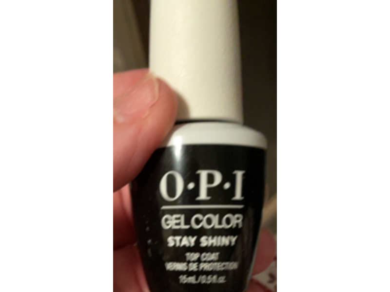 O.P.I Gel Color Stay Shiny Top Coat, 0.5 fl oz/15 mL
