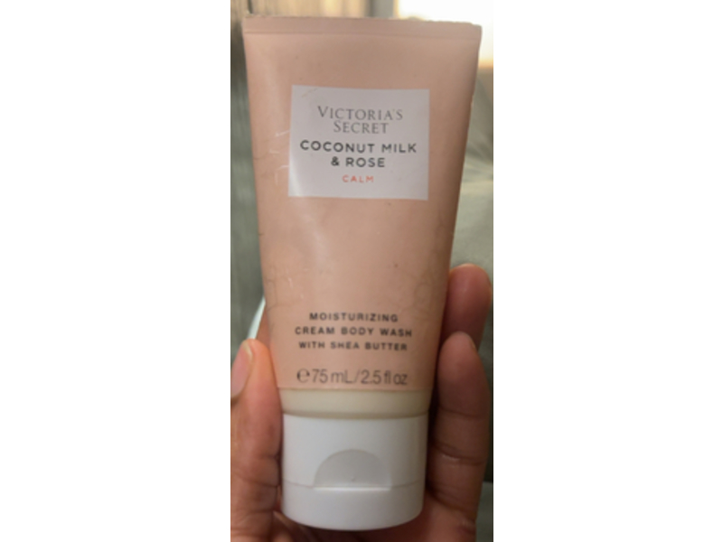 Victoria's Secret Moisturizing Cream Body Wash, Coconut Milk & Rose, 2.5 fl oz/75 mL