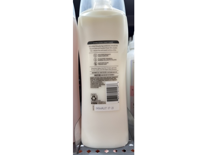 Suave Hydra Gloss Sulfate Free Conditioner, Glycolic Acid & Camellia Flower Oil, 18 fl oz/532 mL