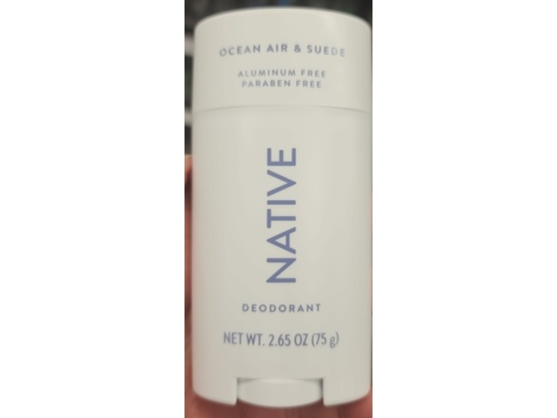 Native Deodorant, Ocean Air & Suede, 2.65 oz/75 g