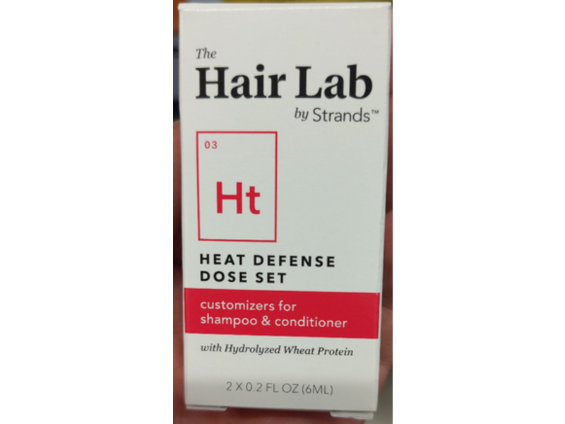 The Hair Lab By Strands Heat Defense Dose Set, 0.2 fl oz/6 mL