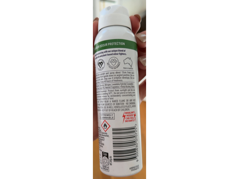 Schmidt's Certified Natural Deodorant Spray, Lavender & Sage, 115 mL