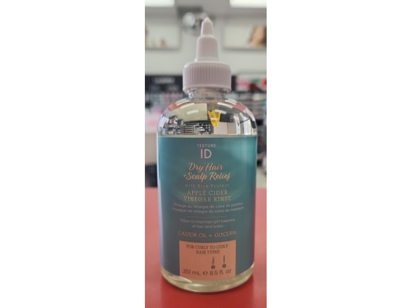 Texture ID Apple Cider Vinegar Rinse, Castor Oil + Glycerin, 8.5 fl oz/251 mL
