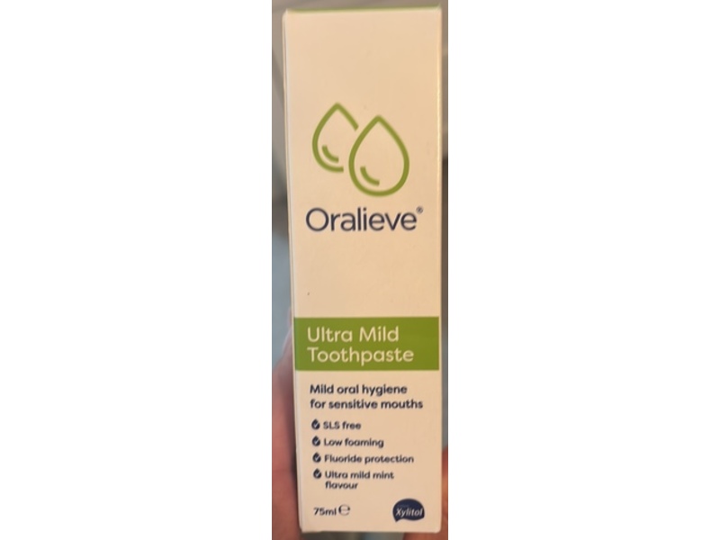 Oralieve Ultra Mild Toothpaste, 75 mL