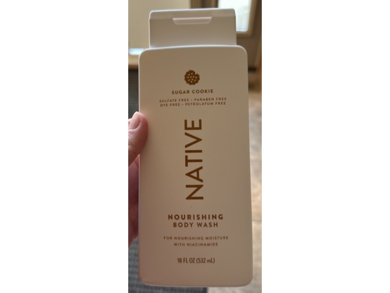 Native Nourishing Body Wash, Sugar Cookie, 18 fl oz/532 mL