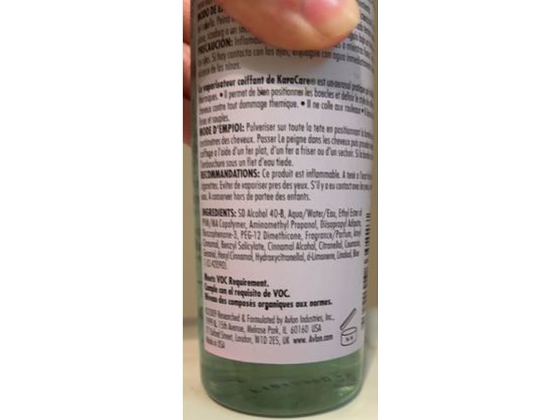 AVLON Kera Care Styling Spritz, 3 Medium Hold, 8 fl oz/240 mL