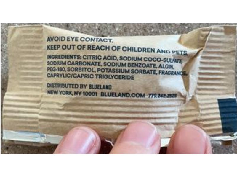 Blue Land Foaming hand Soap, Perrine Lemon, 0.3 oz/8.2 g