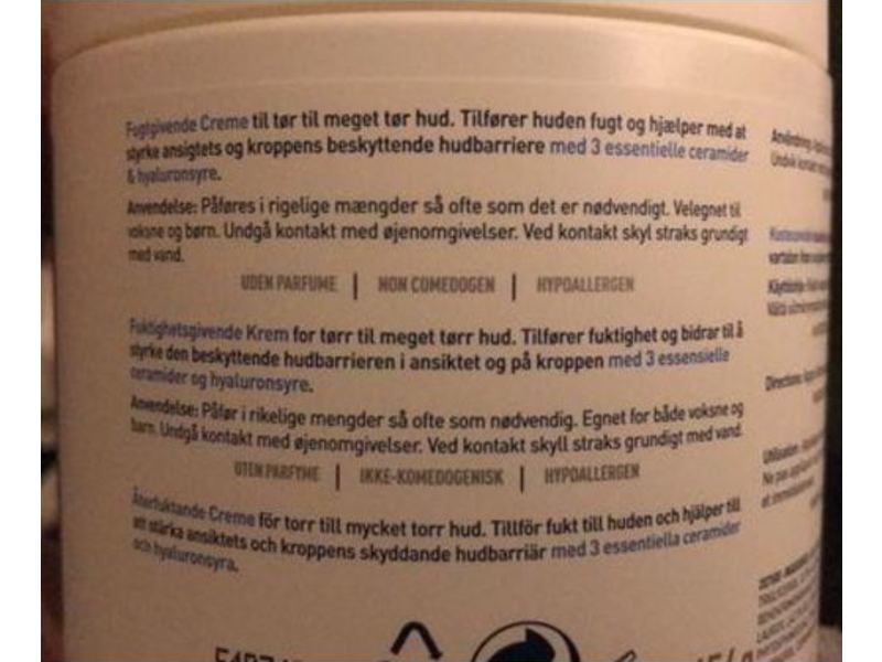 CeraVe Moisturising Cream, Dry to Very Dry, Fragrance Free, 16 oz/454 g