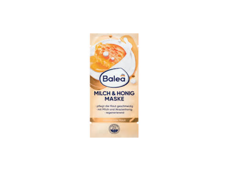 dm Balea Face Mask, Milk & Honey, 8 mL, 2 Count