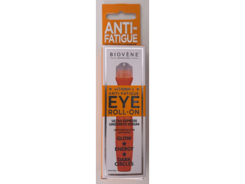 Biovene Anti-Fatigue Ultra Express Under Eye Serum Roll-On, Vitamin C, 0.5 fl oz/15 mL