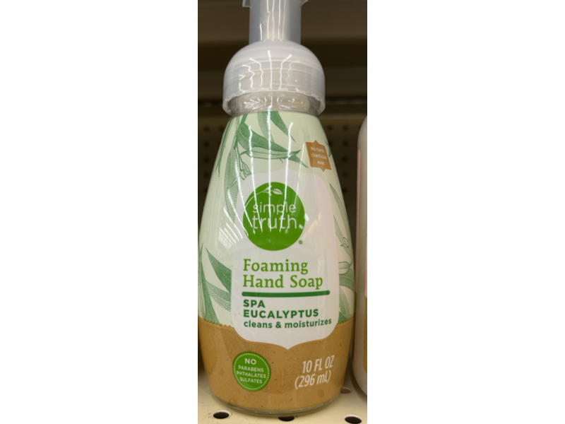 Simple Truth Foaming Hand Soap, Spa Eucalyptus, 10 fl oz/296 mL