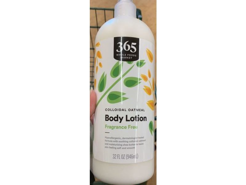 365 Whole Foods Market Colloidal Oatmeal Body Lotion, Fragrance Free, 32 fl oz/946 mL