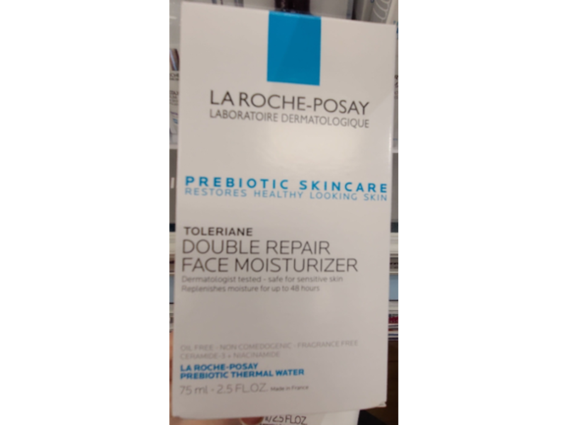 La Roche-Posay Toleriane Double Repair Face Moisturizer, 2.5 fl oz/75 mL.