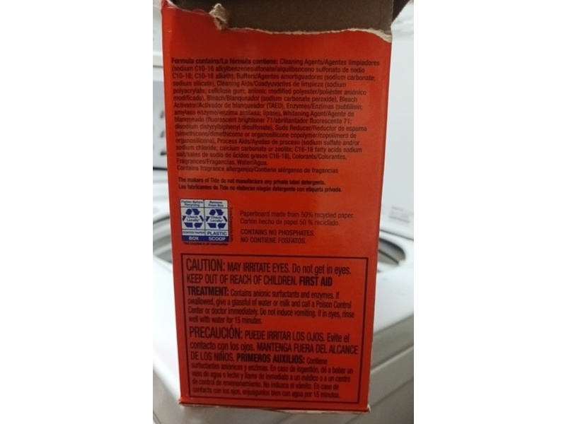 Tide Powder Laundry Detergent, Original, 75 Loads, 85 oz/2.43 kg