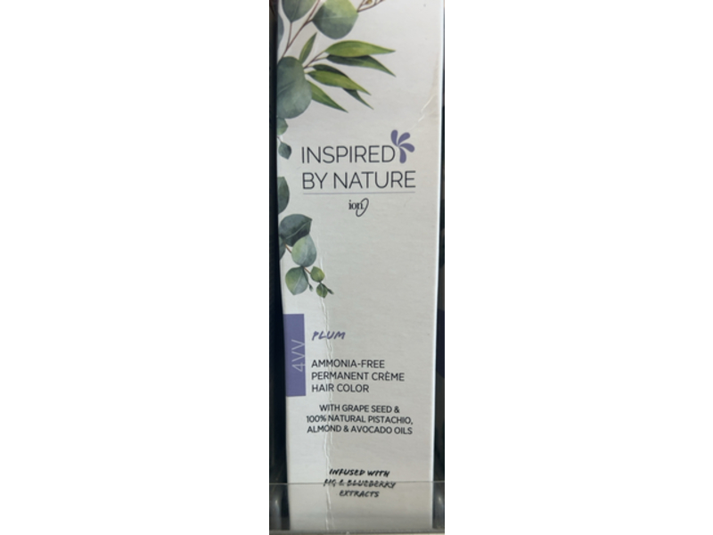Ion Ammonia-Free Permanent Hair Color Creme, Plum 4VV, 2.05 oz/52.2 g