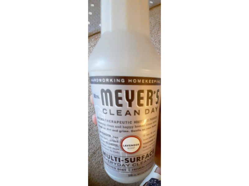 Mrs. Meyer's Clean Day Multi Surface Everyday Cleaner, Lavender Scent, 16 fl oz/473 mL
