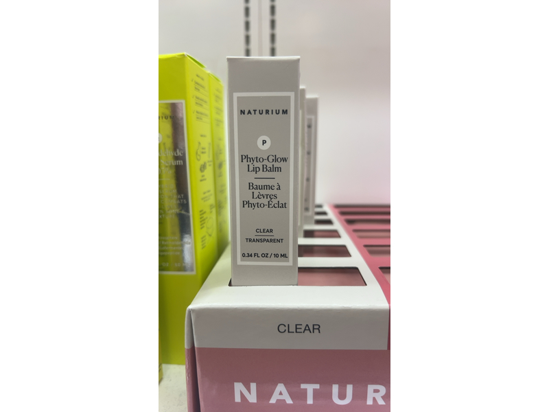 Naturium Phyto-Glow Lip Balm, Clear, 0.34 fl oz/10 mL