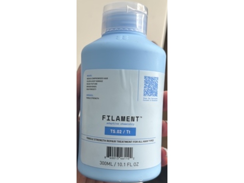 Filament Ts 02/Tt Adaptive Chemistry Tensile Strength Hair Treatment Mask, 10.1 fl oz/300 mL