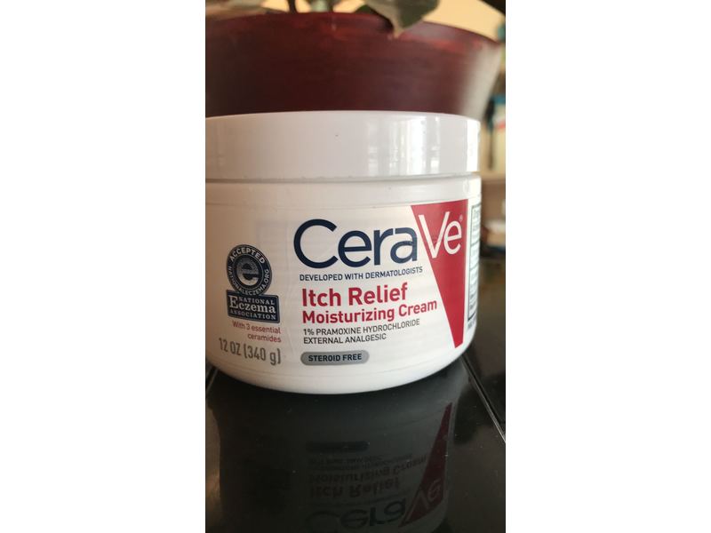 CeraVe Itch Relief Moisturizing Cream, 12 oz
