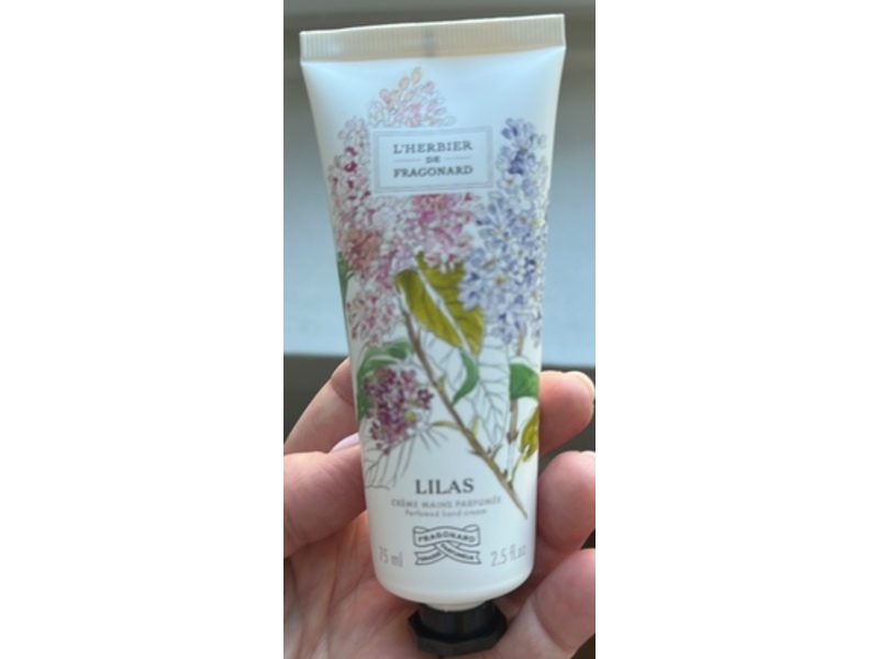 L'Herbier Dr Fragonard Perfumed Hand Cream, Lilas, 2.5 fl oz / 75 mL