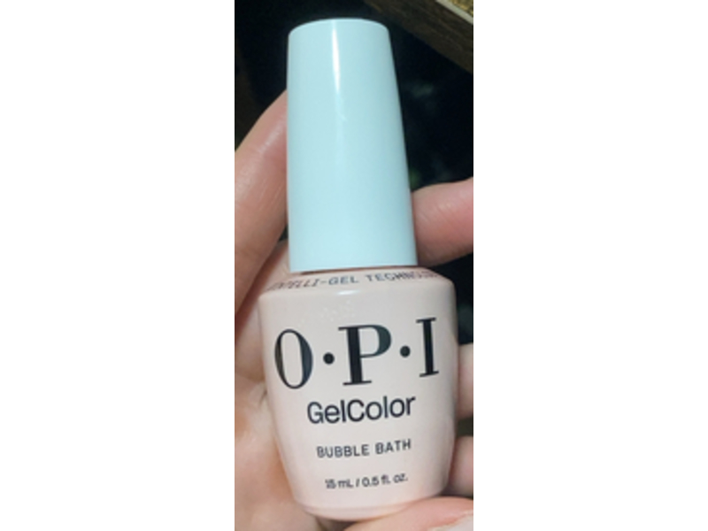 O.P.I Soak-Off Semi-Permanent Gel Color, Bubble Bath, GC S86, 0.5 fl oz/15 mL
