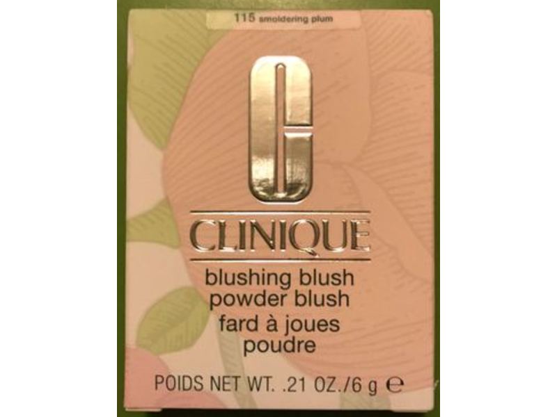 Clinique Blushing Blush Powder Blush, 115 Smoldering Plum, 0.21 fl oz/6 g