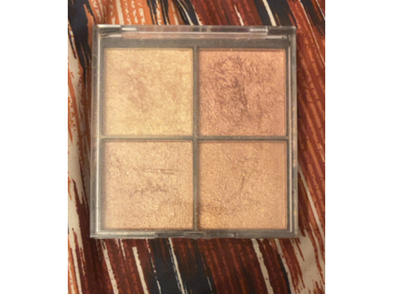 Maqui Beauty Mega Glow Highlighter Palette, Warm, 0.35 oz/10 g