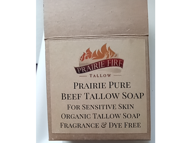Prairie Fire Beef Tallow Soap, 4.25 oz/121 g