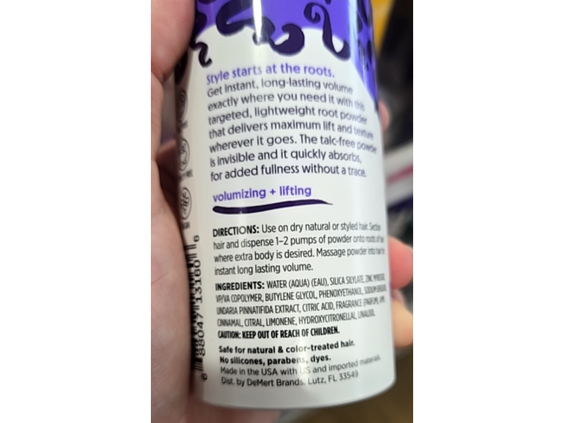 Not Your Mother's Instant Volume Root Powder, Plump For Joy, 0.5 oz/14 g