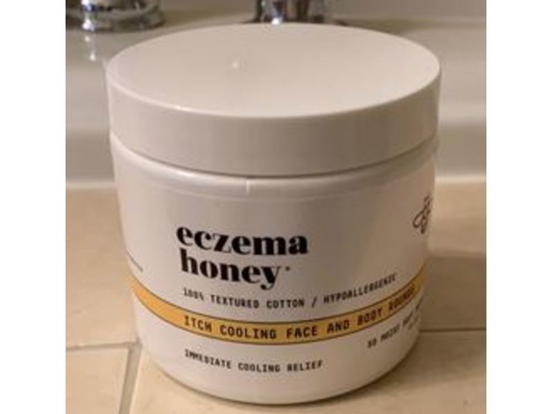 Eczema Honey Itch Cooling Face and Body Rounds, 50 Count