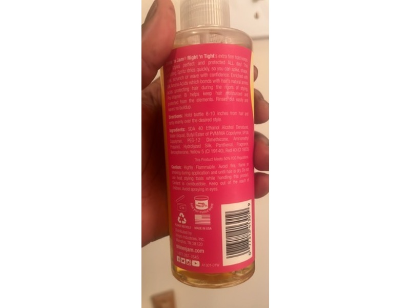 Shine 'n Jam Right 'n Tight Superior Hold Sculpting Spritz, 8 fl oz/236.6 mL