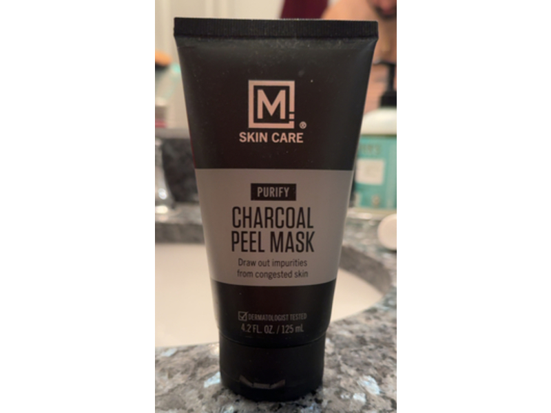 M Skin Care Purify Peel Mask, Charcoal, 4.2 fl oz/125 mL