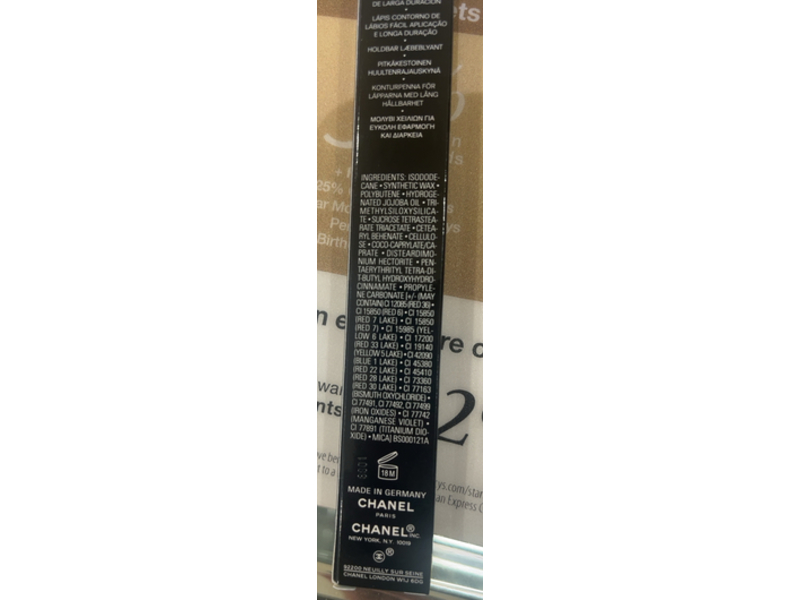 Chanel Longwear Lip Pencil, 154 Peachy Nude, 0.04 oz/1.2 g