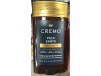 Cremo Antiperspirant & Deodorant, Palo Santo, 2.65 oz/75 g - Image 3