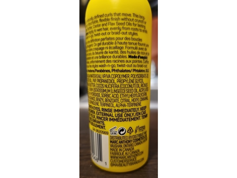 Marc Anthony Strictly Curls Define & Hold Flex Gel, 1.7 fl oz/50 mL