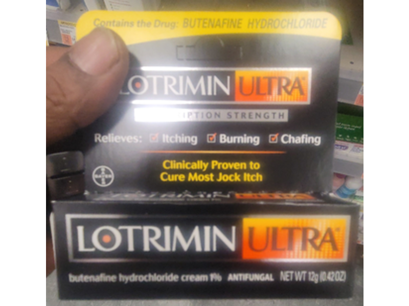 Lotrimin Ultra Jock Itch Cream, Butenafine Hydrochloride Cream 1%, 0.42 oz/12 g