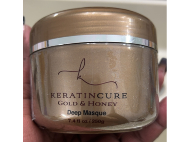 KeratinCure Gold & Honey Deep Masque, 7.4 fl oz/250 g