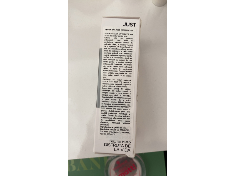 Revox Eye Contour Serum, 5% Caffeine, 1 fl oz/30 mL