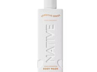 Native Sensitive Series 24Hr Hydrating Body Wash, Bare Coconut, 3 fl oz/88 mL - thumbnail 1