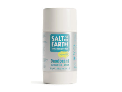 Salt Of The Earth Deodorant, Unscented, 2.96 oz/84 g