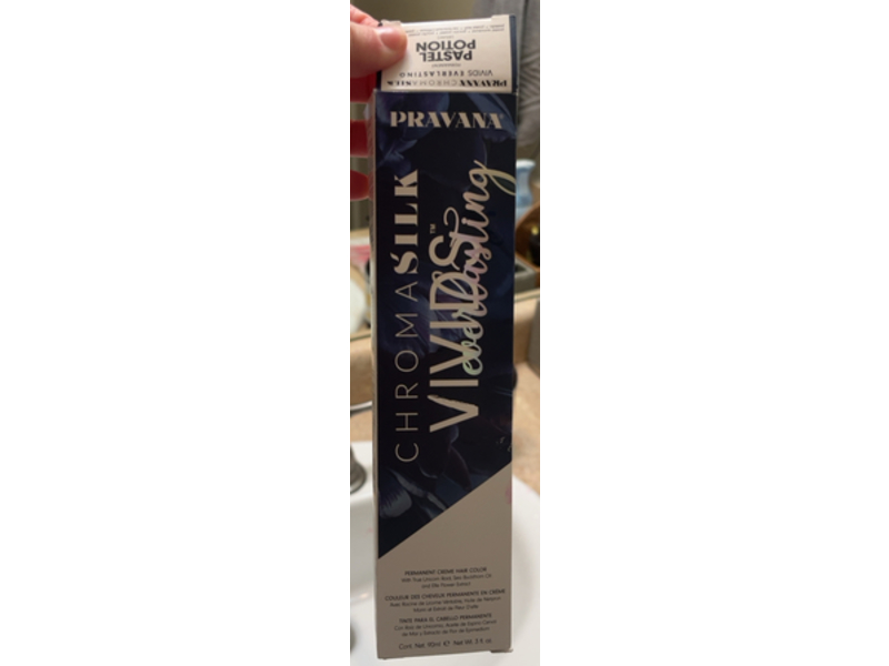 Pravana Chromasilk Vivids Everlasting Permanent Creme Hair Color, Pastel Potion, 3 oz, 3 fl oz/90 mL